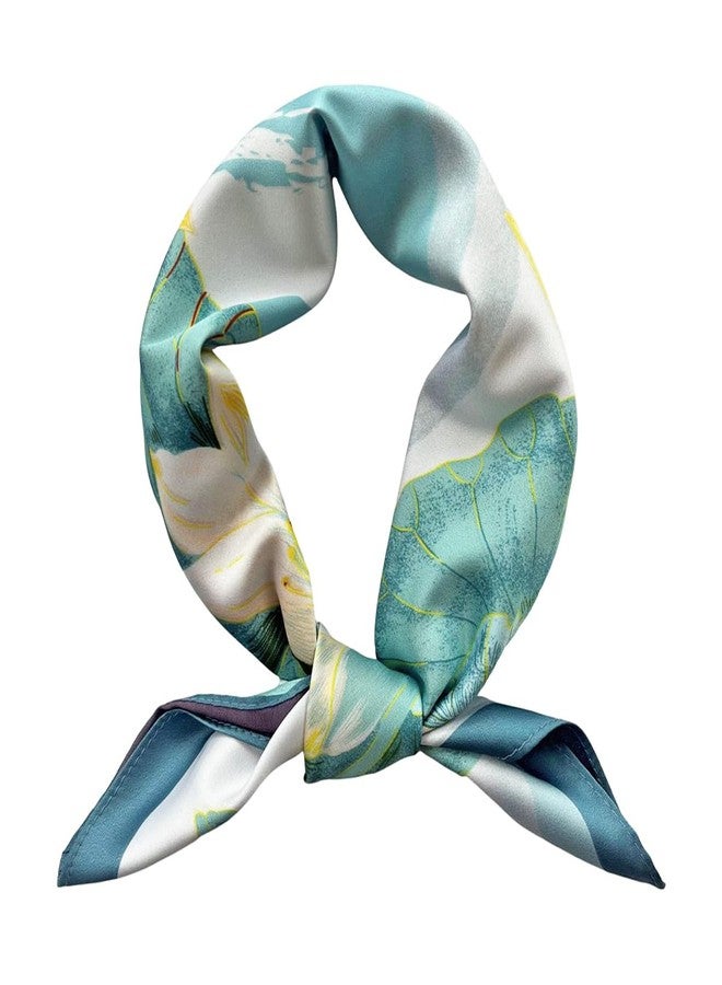 Julunar Silk Scarf for Women and Men with Double-sided Different Patterns Head Scarves Hair Wraps for Sleeping - Image 1